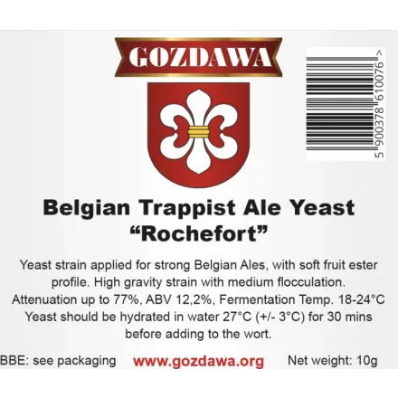 Gozdawa "Rochefort" trapistički ale 10g