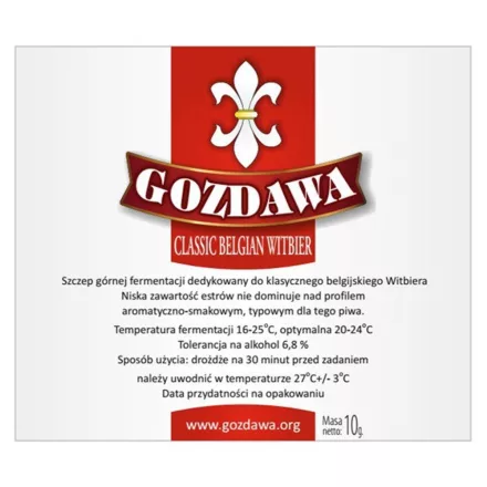 Gozdawa Classic Belgian Wit "Lallemand Wit" 250g