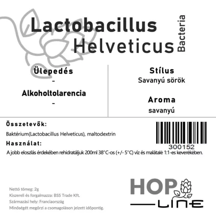 Helvecius Pitch bakterijska kultura 2 g