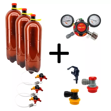 3x8L Polykeg Sodastream početni set - bez CO2 boce