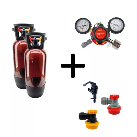 2x20L Polykeg Sodastream početni set - bez CO2 boce