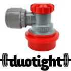 Kegland kuglasti zatvarač + 9,5 mm (3/8") brzi spojnik - plinska strana