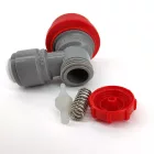 Kegland kuglasti zatvarač + 9,5 mm (3/8") brzi spojnik - plinska strana