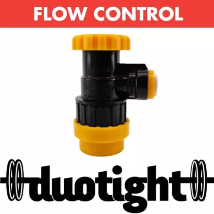 Ball lock duotight pivo crno/žuti 8 mm – s kugličnim ventilom