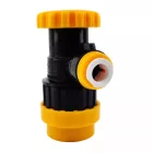 Ball lock duotight pivo crno/žuti 8 mm – s kugličnim ventilom
