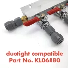 Duotight CO2 razdjelnik 1/4″ – 5-putni