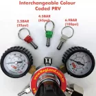 Zelena sigurnosna ventil za ispuštanje tlaka 4 KEG ČEPOVI/MK4 REG.-65 PSI (4,5 bar)