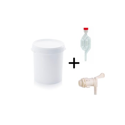 Posuda 30 l s poklopcem - lavinom i vrenjačom