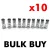 10 x Poppet & Spring (Value Pack)